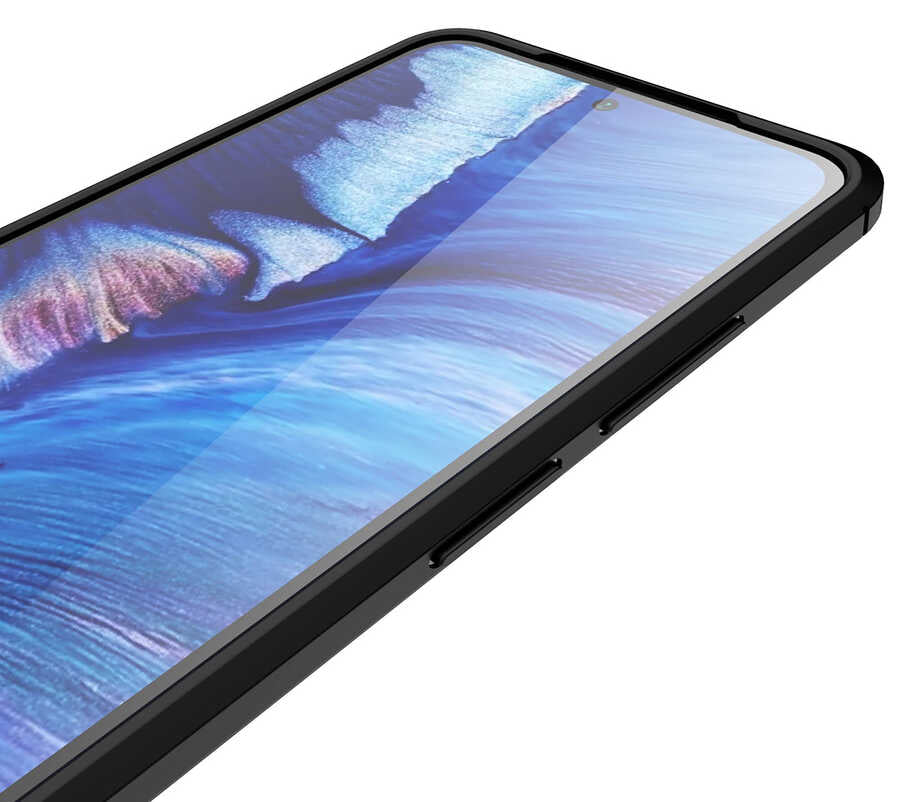 Xiaomi Redmi Note 10S Kılıf Zore Niss Silikon Kapak Siyah
