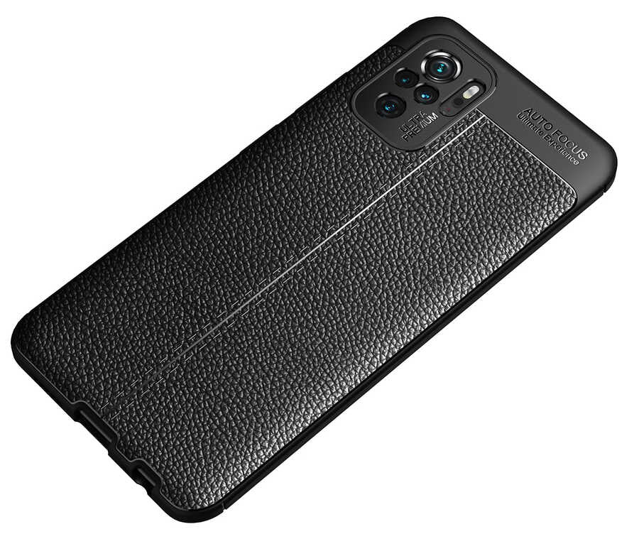 Xiaomi Redmi Note 10S Kılıf Zore Niss Silikon Kapak Siyah