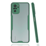 Xiaomi Redmi Note 10S Kılıf Zore Parfe Kapak Koyu Yeşil