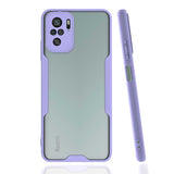 Xiaomi Redmi Note 10S Kılıf Zore Parfe Kapak Mor