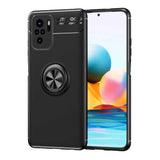 Xiaomi Redmi Note 10S Kılıf Zore Ravel Silikon Kapak Siyah
