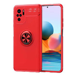 Xiaomi Redmi Note 10S Kılıf Zore Ravel Silikon Kapak Kırmızı