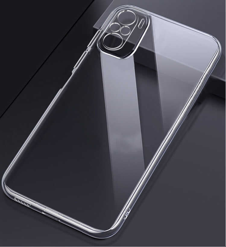 Xiaomi Redmi Note 10S Kılıf Zore Süper Silikon Kapak Renksiz