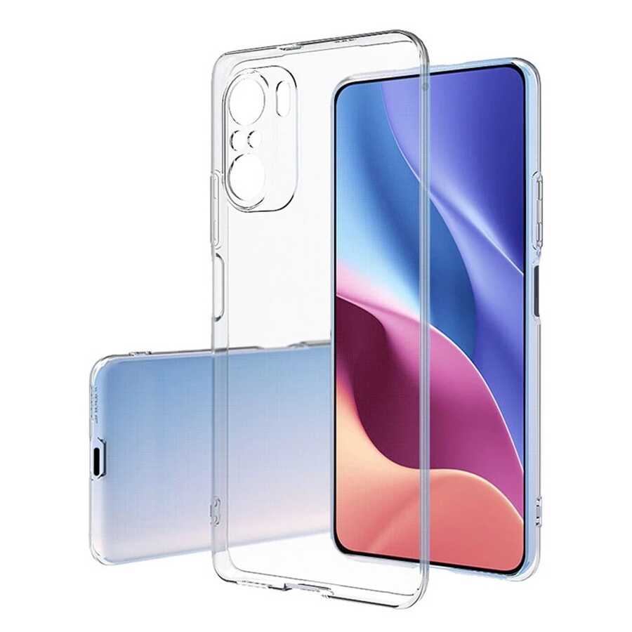 Xiaomi Redmi Note 10S Kılıf Zore Süper Silikon Kapak Renksiz