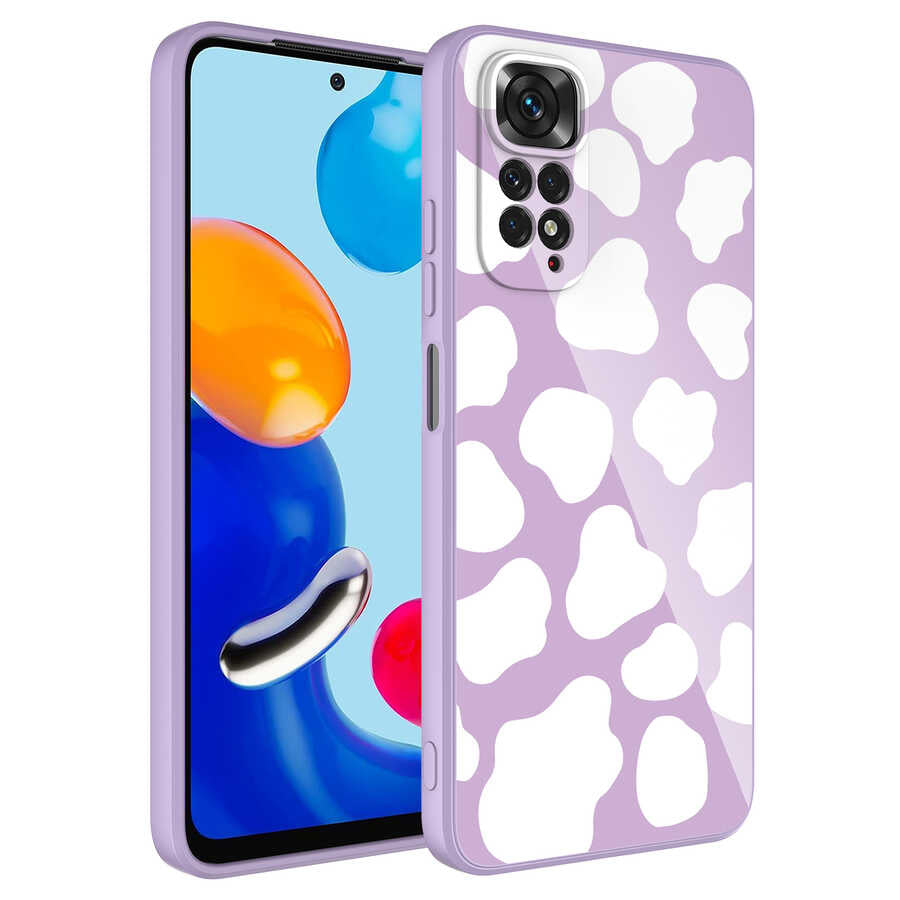 Xiaomi Redmi Note 11 Global Kılıf Kamera Korumalı Desenli Sert Silikon Zore Epoksi Kapak NO5