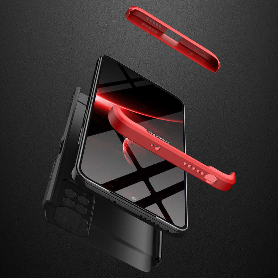 Xiaomi Redmi Note 11 Global Kılıf Zore Ays Kapak Siyah