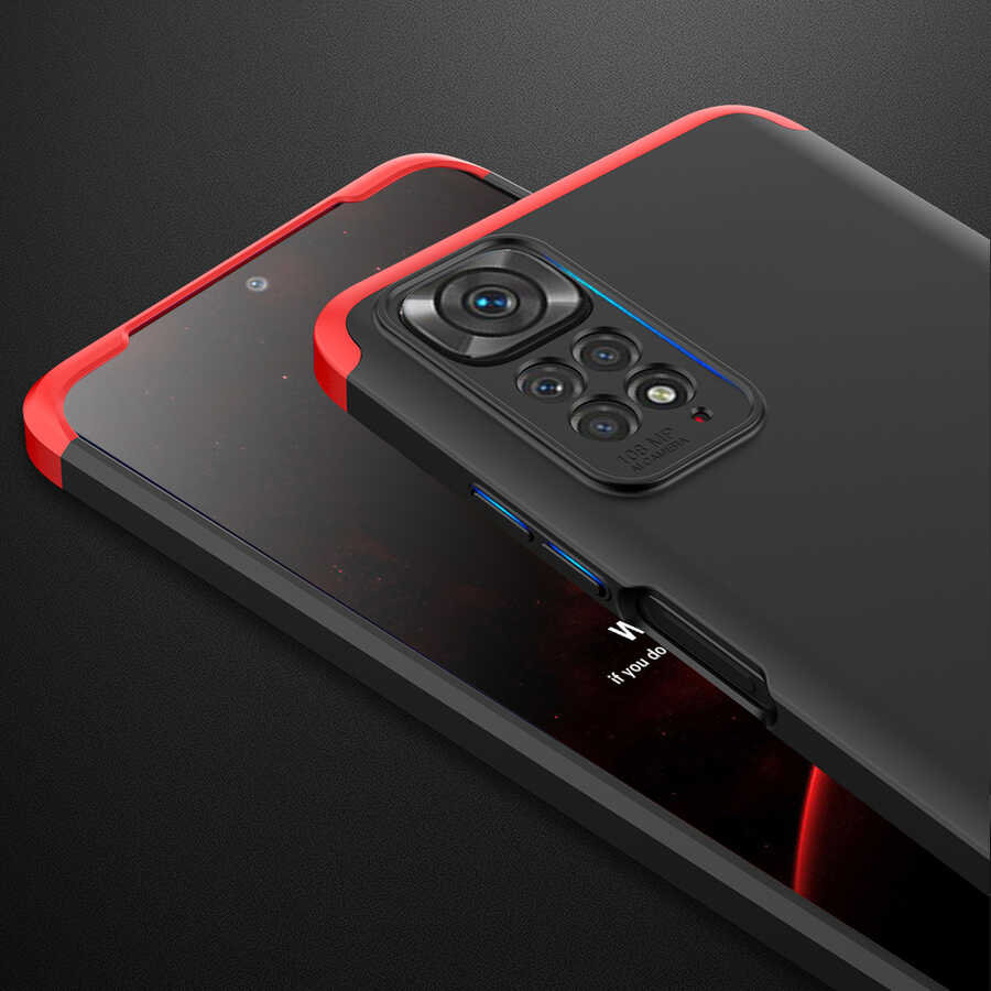 Xiaomi Redmi Note 11 Global Kılıf Zore Ays Kapak Mavi