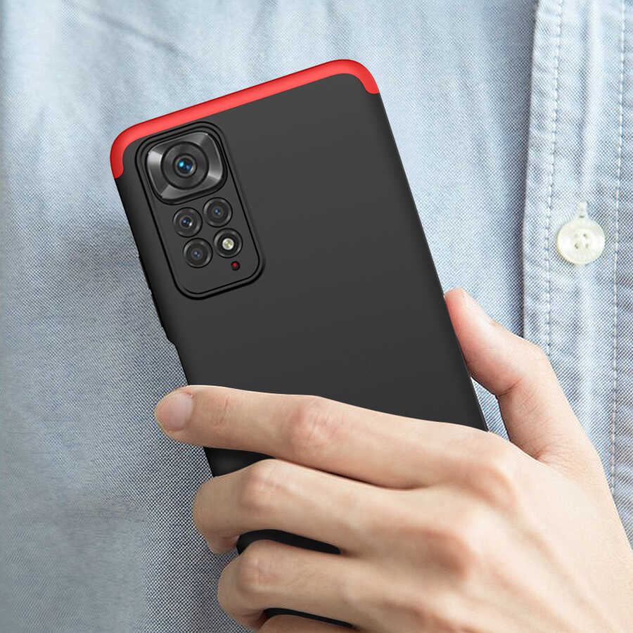 Xiaomi Redmi Note 11 Global Kılıf Zore Ays Kapak Mavi