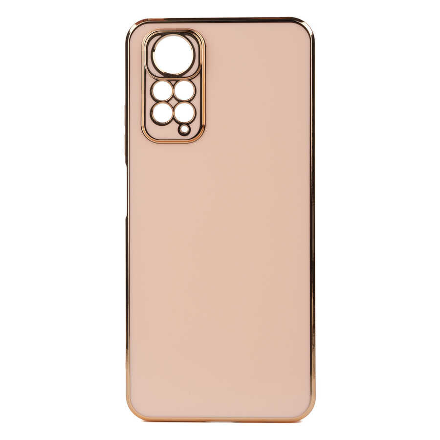 Xiaomi Redmi Note 11 Global Kılıf Zore Bark Kapak Rose Gold