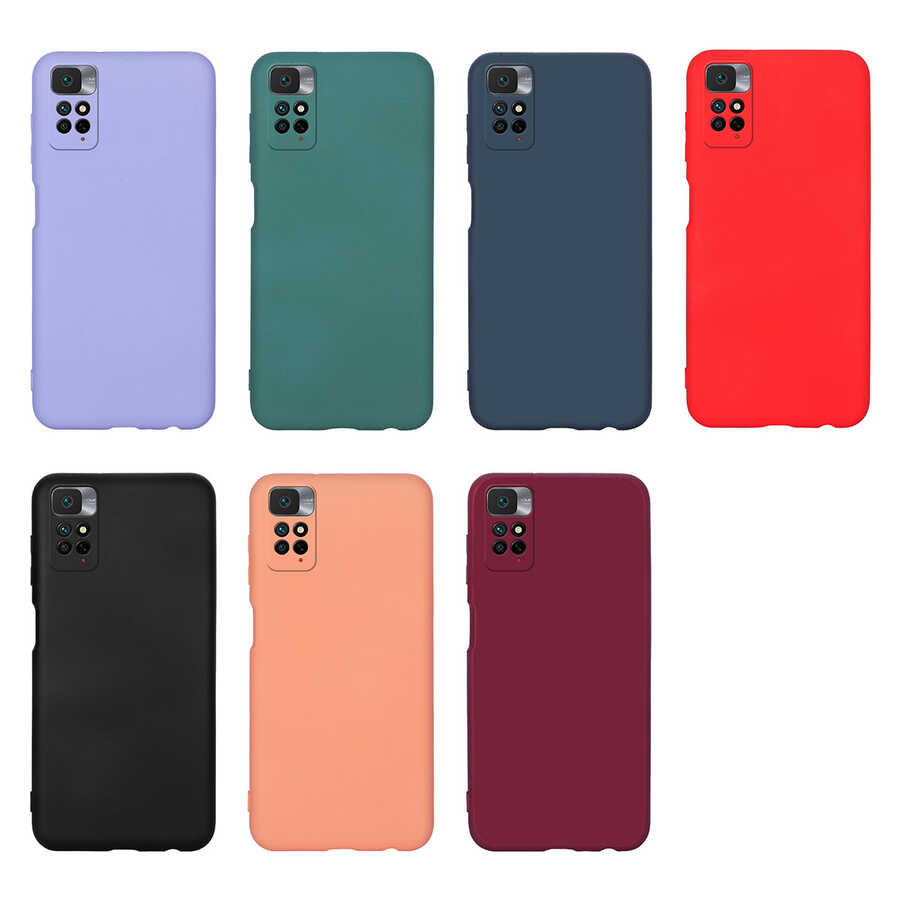 Xiaomi Redmi Note 11 Global Kılıf Zore Mara Lansman Kapak Kırmızı