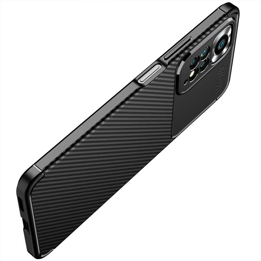 Xiaomi Redmi Note 11 Global Kılıf Zore Negro Silikon Kapak Lacivert