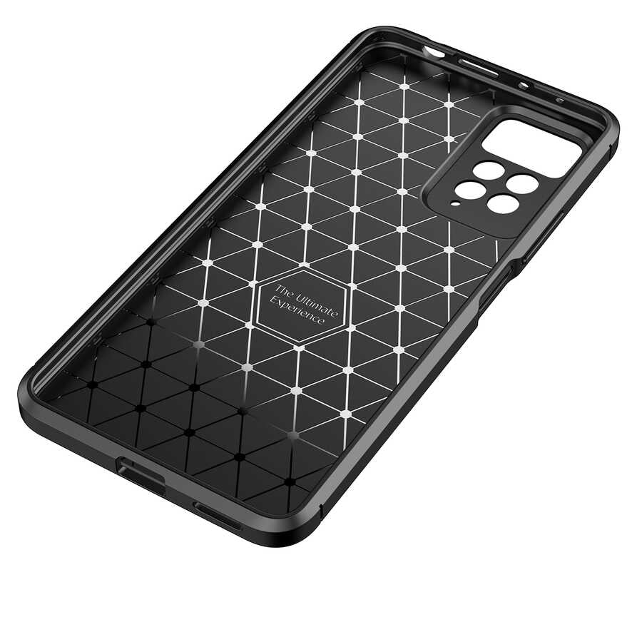 Xiaomi Redmi Note 11 Global Kılıf Zore Negro Silikon Kapak Lacivert