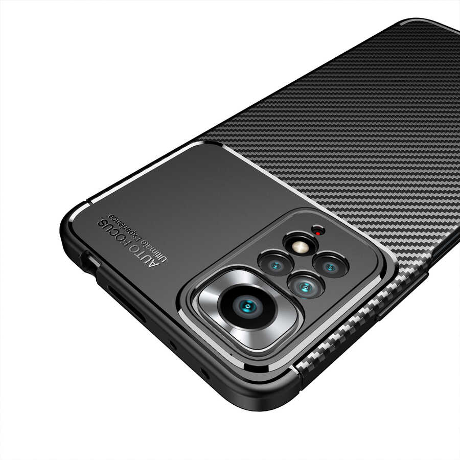 Xiaomi Redmi Note 11 Global Kılıf Zore Negro Silikon Kapak Lacivert
