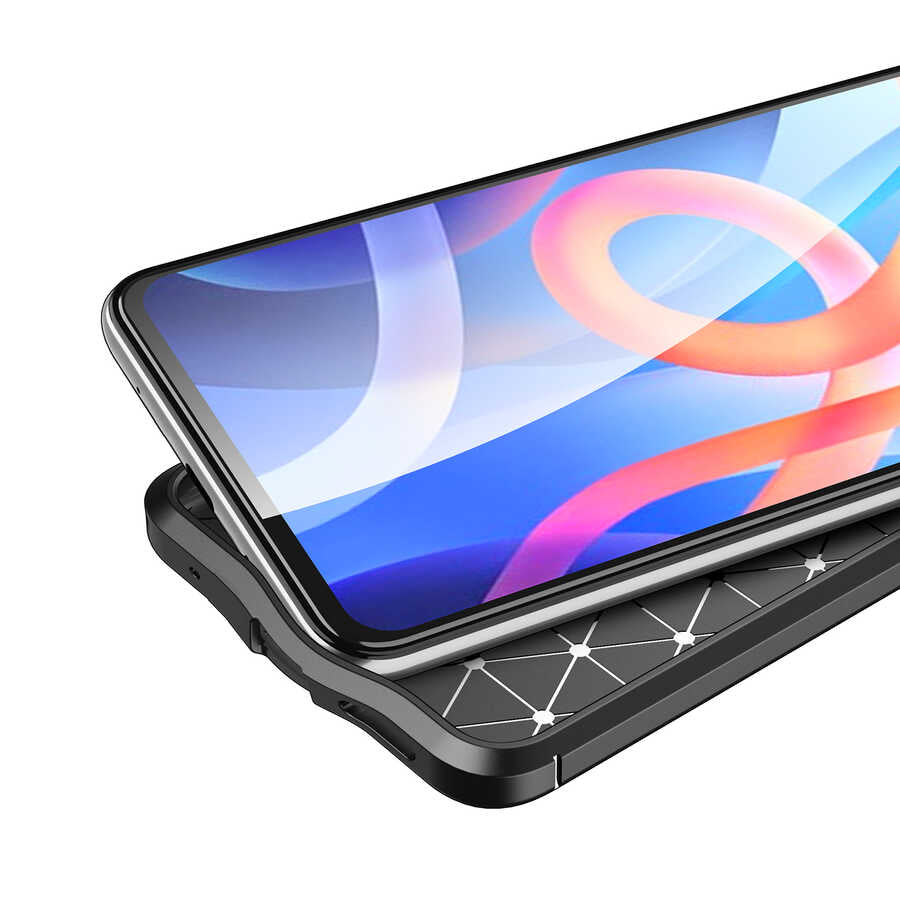 Xiaomi Redmi Note 11 Global Kılıf Zore Niss Silikon Kapak Siyah