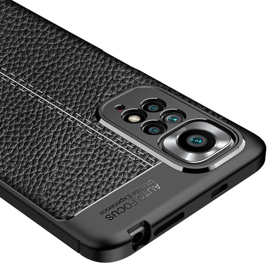 Xiaomi Redmi Note 11 Global Kılıf Zore Niss Silikon Kapak Siyah