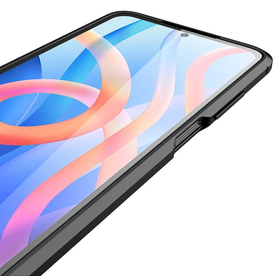Xiaomi Redmi Note 11 Global Kılıf Zore Niss Silikon Kapak Siyah