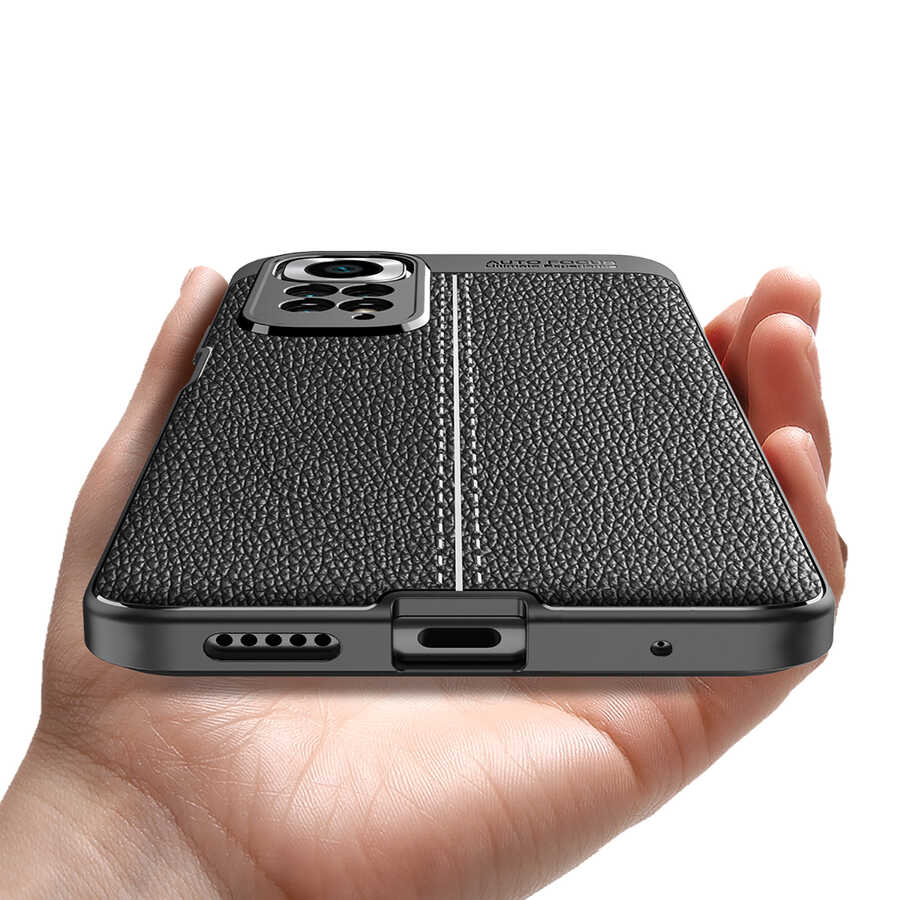 Xiaomi Redmi Note 11 Global Kılıf Zore Niss Silikon Kapak Siyah