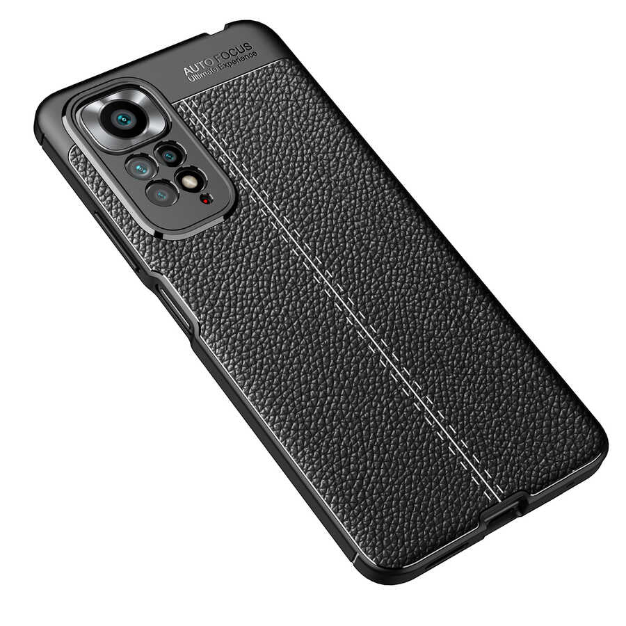 Xiaomi Redmi Note 11 Global Kılıf Zore Niss Silikon Kapak Siyah