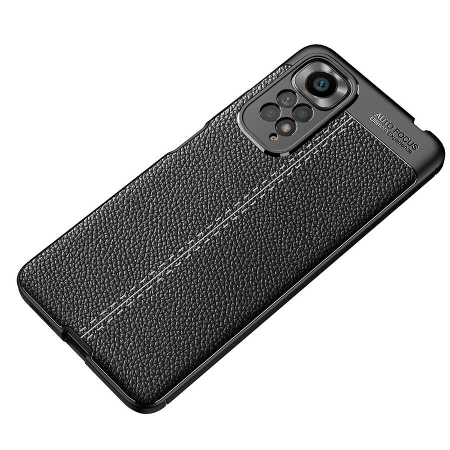 Xiaomi Redmi Note 11 Global Kılıf Zore Niss Silikon Kapak Siyah