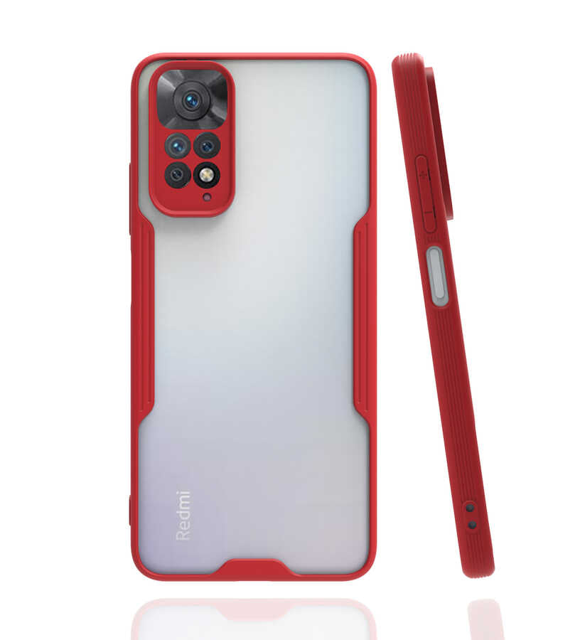 Xiaomi Redmi Note 11 Global Kılıf Zore Parfe Kapak Pembe