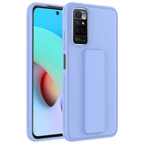 Xiaomi Redmi Note 11 Global Kılıf Zore Qstand Kapak Gri