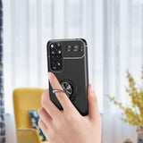 Xiaomi Redmi Note 11 Global Kılıf Zore Ravel Silikon Kapak Siyah-Mavi