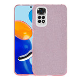 Xiaomi Redmi Note 11 Global Kılıf Zore Shining Silikon Pembe