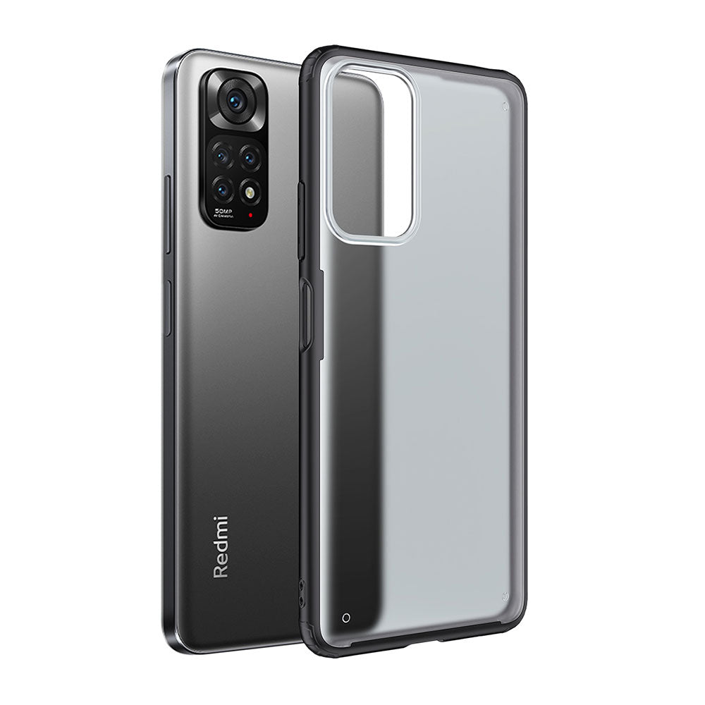 Xiaomi Redmi Note 11 Global Kılıf Zore Volks Kapak Siyah