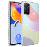 Xiaomi Redmi Note 11 Pro 5G Kılıf Airbag Kenarlı Renkli Desenli Silikon Zore Elegans Kapak NO7