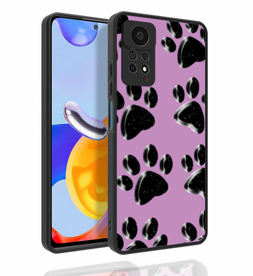 Xiaomi Redmi Note 11 Pro 5G Kılıf Desenli Kamera Korumalı Parlak Zore Nora Kapak NO3