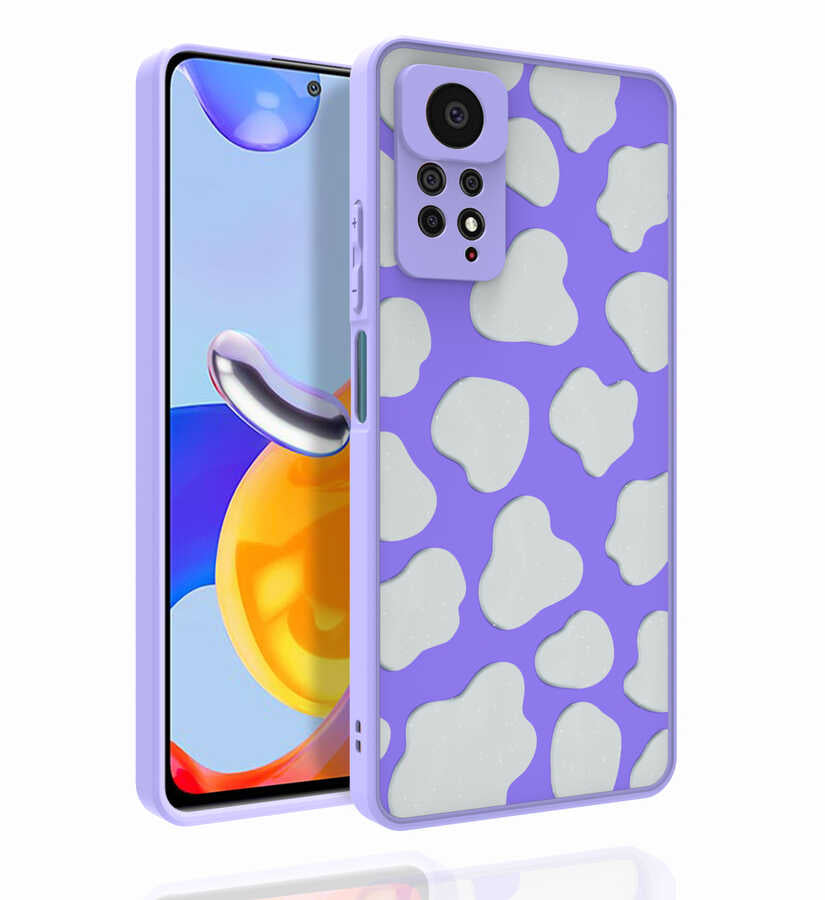 Xiaomi Redmi Note 11 Pro 5G Kılıf Desenli Kamera Korumalı Parlak Zore Nora Kapak NO6