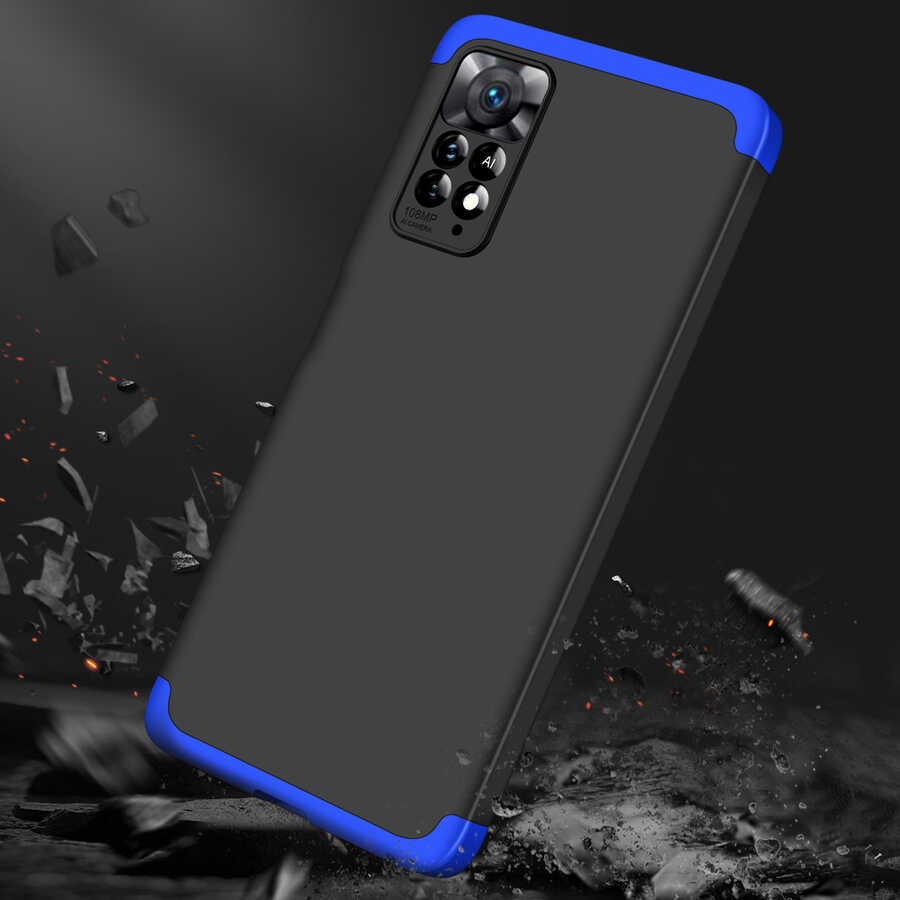Xiaomi Redmi Note 11 Pro 5G Kılıf Zore Ays Kapak Mavi