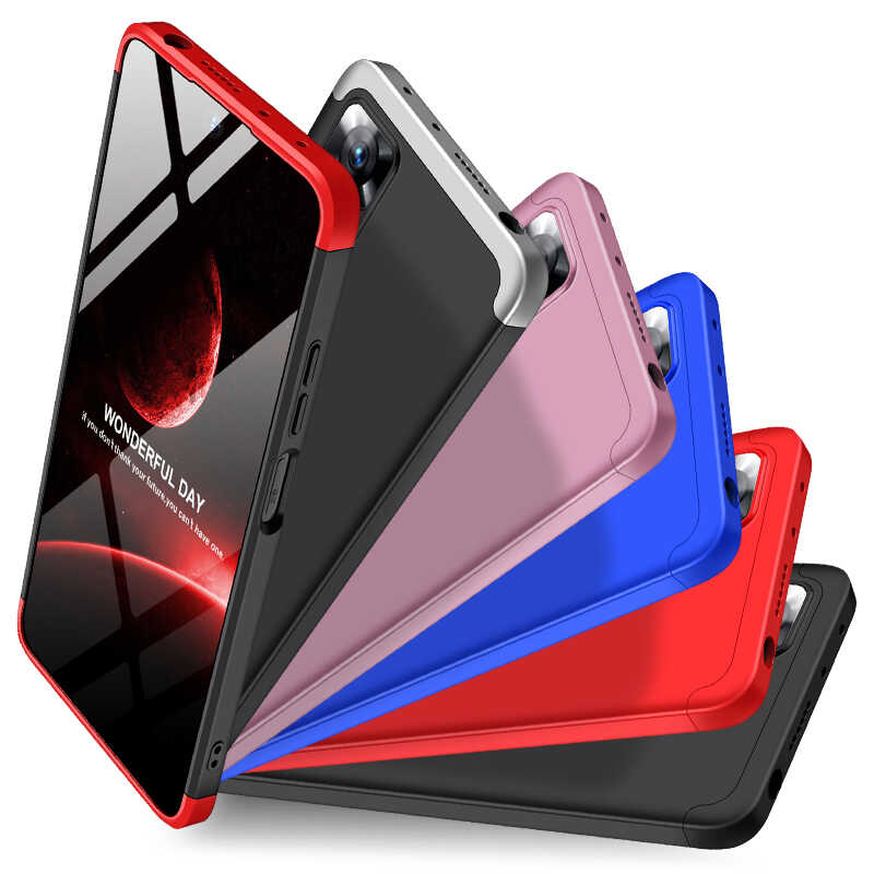 Xiaomi Redmi Note 11 Pro 5G Kılıf Zore Ays Kapak Siyah-Gri