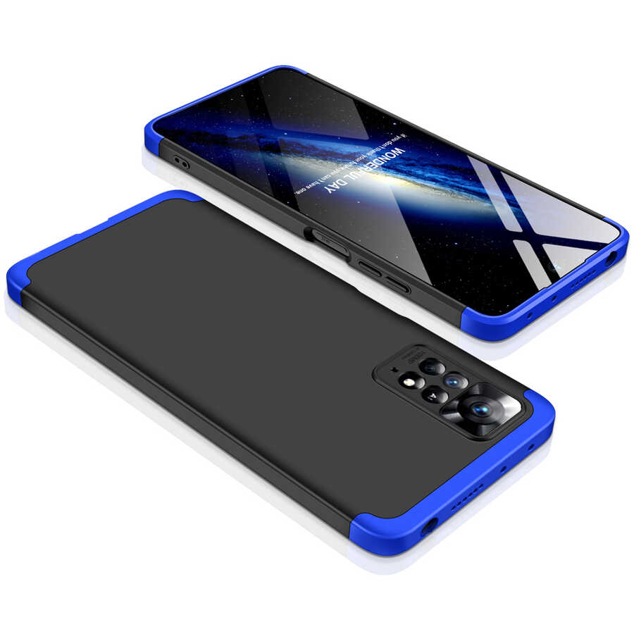 Xiaomi Redmi Note 11 Pro 5G Kılıf Zore Ays Kapak Siyah-Kırmızı