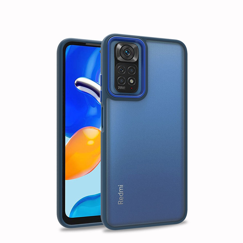 Xiaomi Redmi Note 11 Pro 5G Kılıf Zore Flora Kapak Mavi