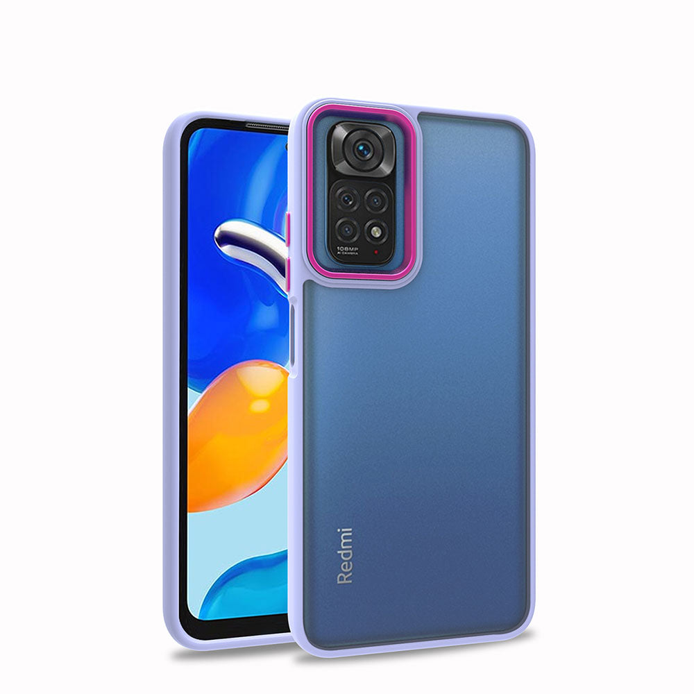 Xiaomi Redmi Note 11 Pro 5G Kılıf Zore Flora Kapak Lila