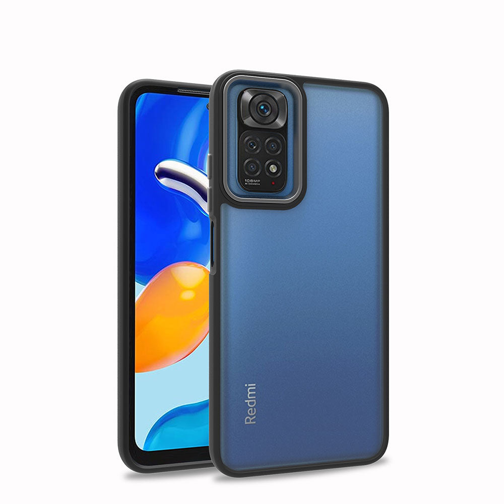 Xiaomi Redmi Note 11 Pro 5G Kılıf Zore Flora Kapak Siyah