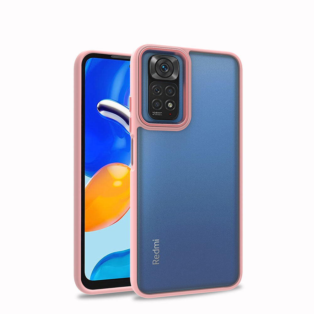 Xiaomi Redmi Note 11 Pro 5G Kılıf Zore Flora Kapak Rose Gold