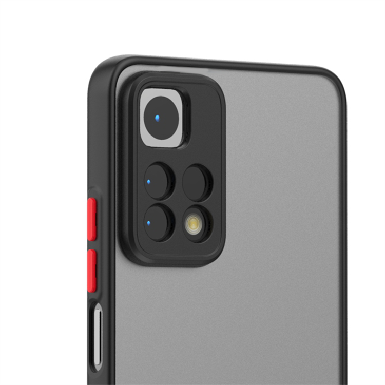 Xiaomi Redmi Note 11 Pro 5G Kılıf Zore Hux Kapak Siyah