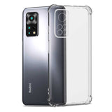Xiaomi Redmi Note 11 Pro 5G Kılıf Zore Kamera Korumalı Nitro Anti Shock Silikon Renksiz