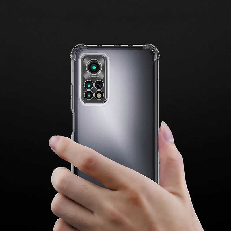 Xiaomi Redmi Note 11 Pro 5G Kılıf Zore Kamera Korumalı Nitro Anti Shock Silikon Renksiz
