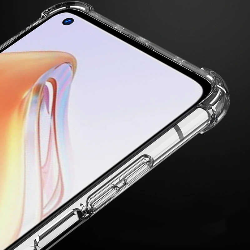 Xiaomi Redmi Note 11 Pro 5G Kılıf Zore Kamera Korumalı Nitro Anti Shock Silikon Renksiz