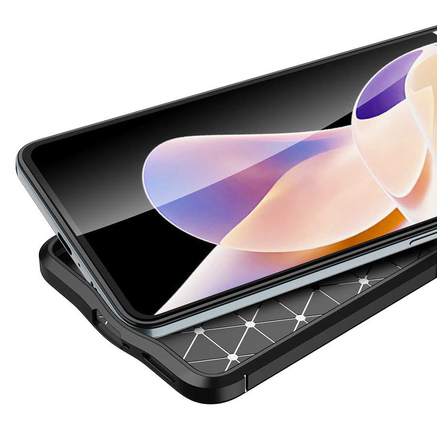 Xiaomi Redmi Note 11 Pro 5G Kılıf Zore Niss Silikon Kapak Lacivert