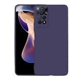 Xiaomi Redmi Note 11 Pro 5G Kılıf Zore Premier Silikon Kapak Lacivert