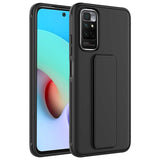 Xiaomi Redmi Note 11 Pro 5G Kılıf Zore Qstand Kapak Siyah