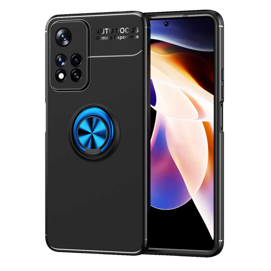 Xiaomi Redmi Note 11 Pro 5G Kılıf Zore Ravel Silikon Kapak Kırmızı