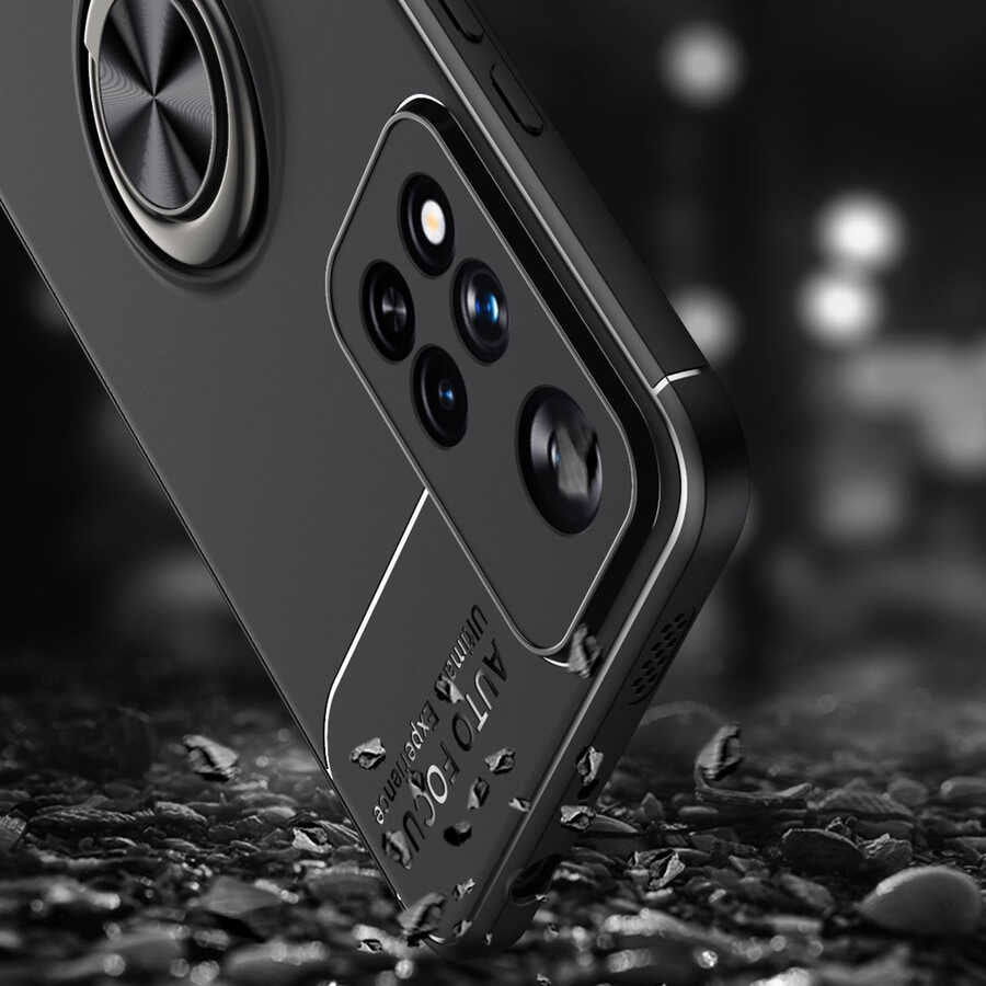 Xiaomi Redmi Note 11 Pro 5G Kılıf Zore Ravel Silikon Kapak Siyah
