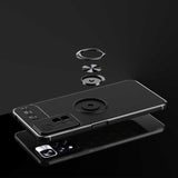Xiaomi Redmi Note 11 Pro 5G Kılıf Zore Ravel Silikon Kapak Siyah-Kırmızı