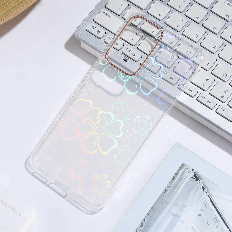 Xiaomi Redmi Note 11 Pro 5G Kılıf Zore Sidney Desenli Sert Kapak Flower No3