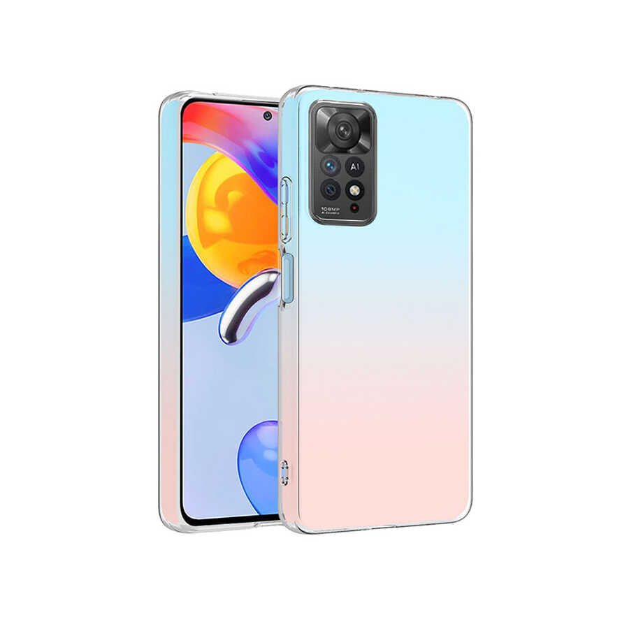 Xiaomi Redmi Note 11 Pro 5G Kılıf Zore Süper Silikon Kapak Renksiz